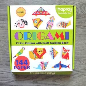 Hapray 72 Origami Patterns with Guide Book Crafts & Hobbies Children's Activity
